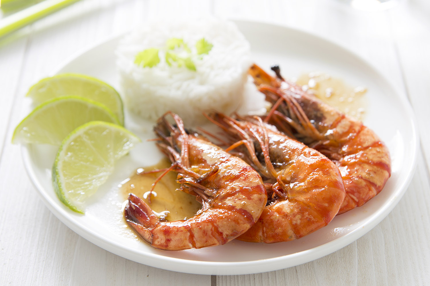 Recette Food4Good - Gambas bio a l’ail et au miel