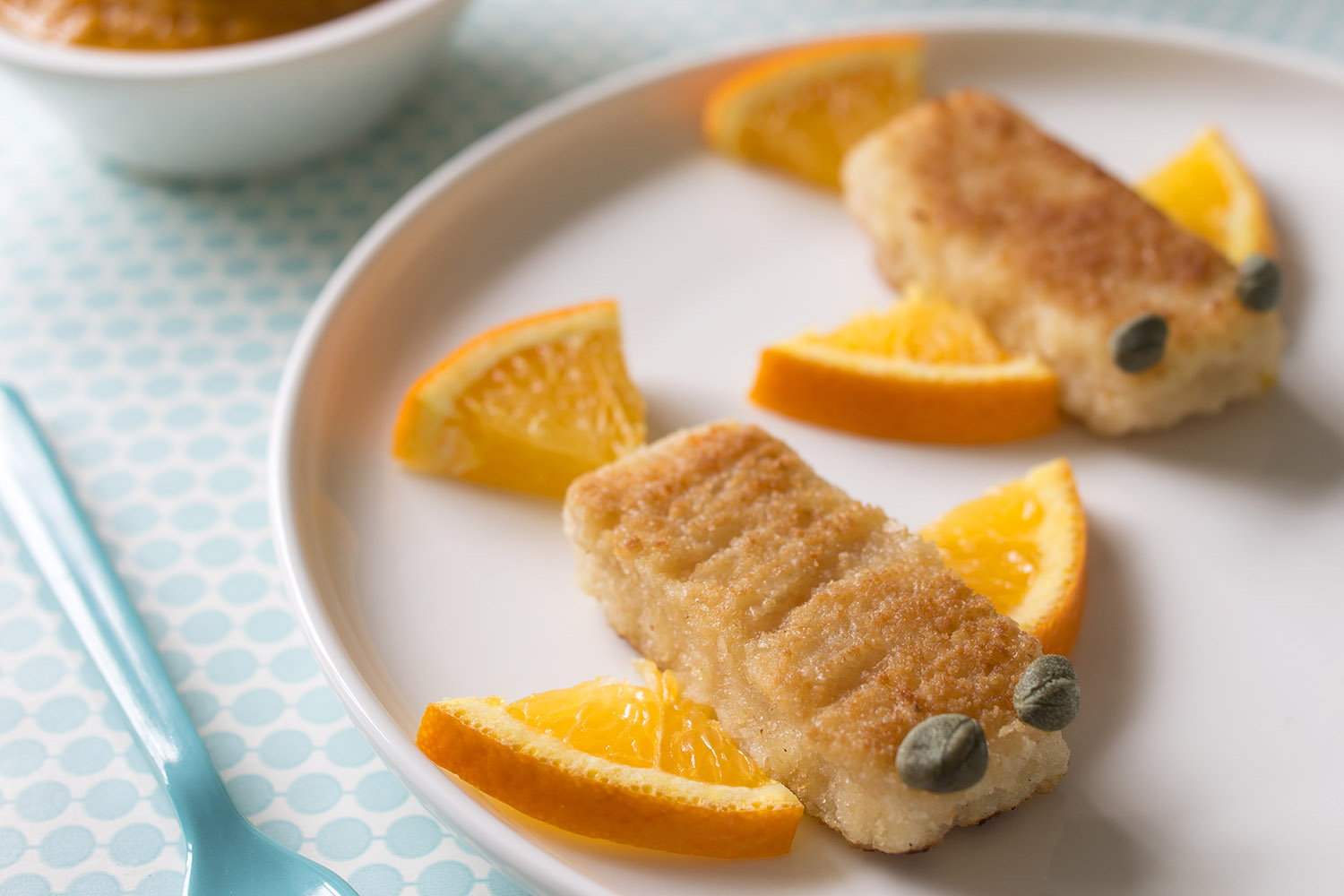 Recette Food4Good - Bâtonnets panés de Saumon BIO et purée de carottes