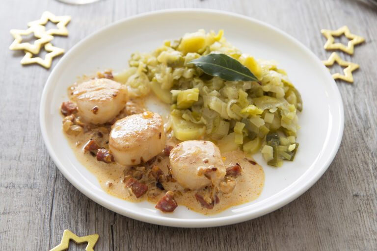 Recette Food4Good - Noix de Saint-Jacques MSC rôties au chorizo