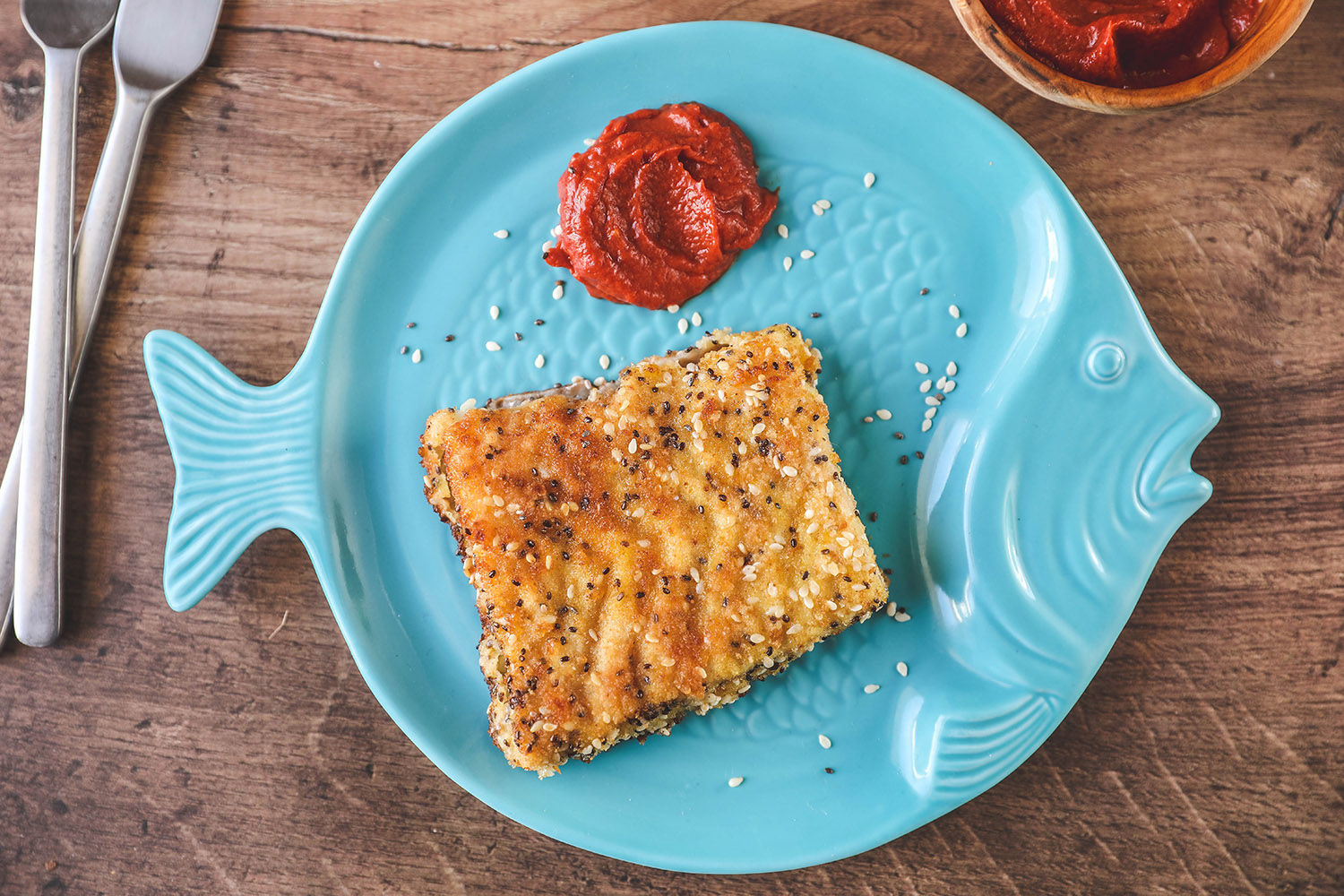 Recette Food4Good - Pavé de cabillaud MSC pané aux petites graines