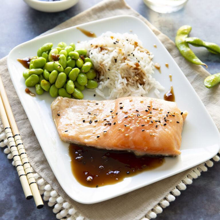 Recette Food4Good - Pavé de Truite bio mi cuite, sauce teriyaki