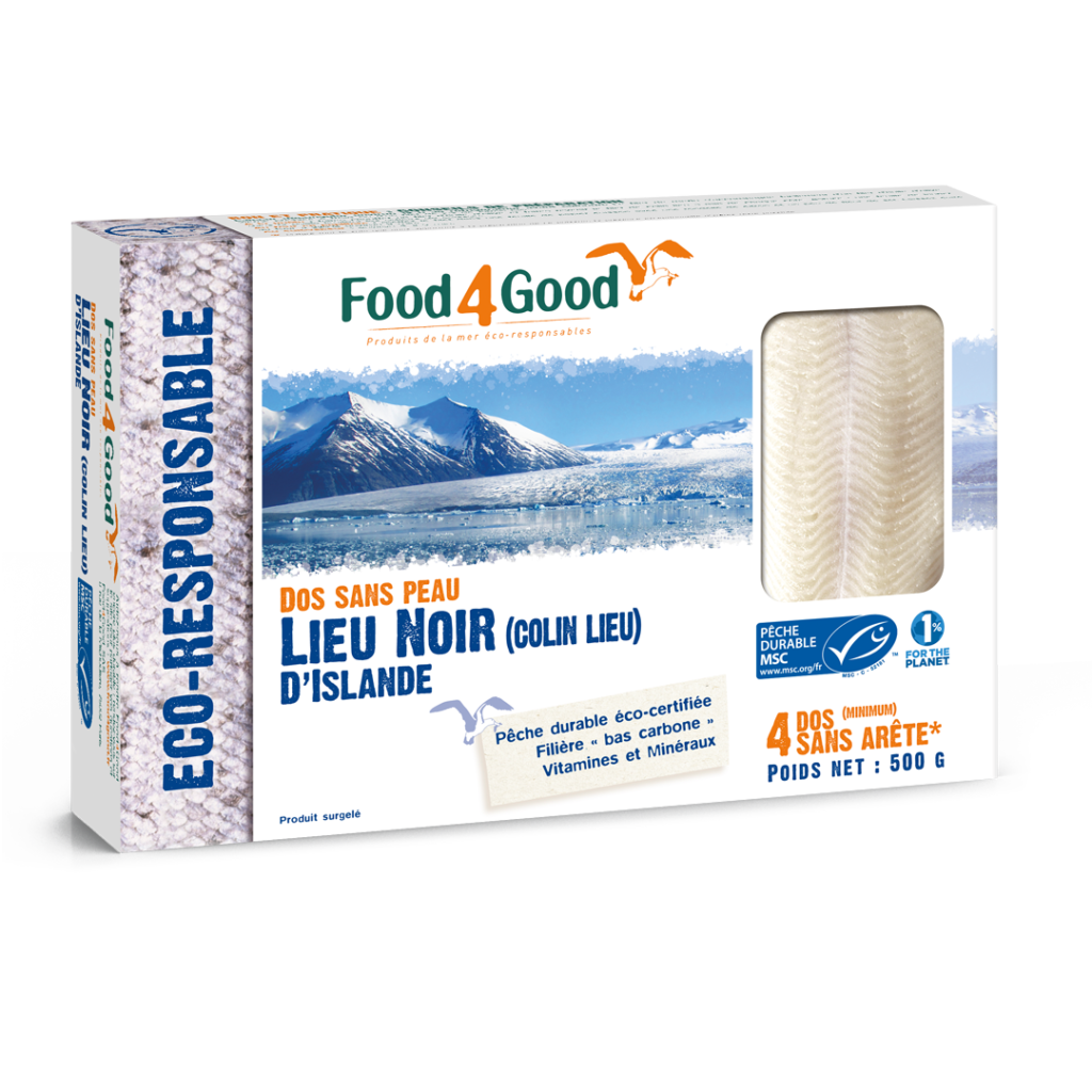 Lieu noir (colin-lieu) d'Islande MSC Food4Good