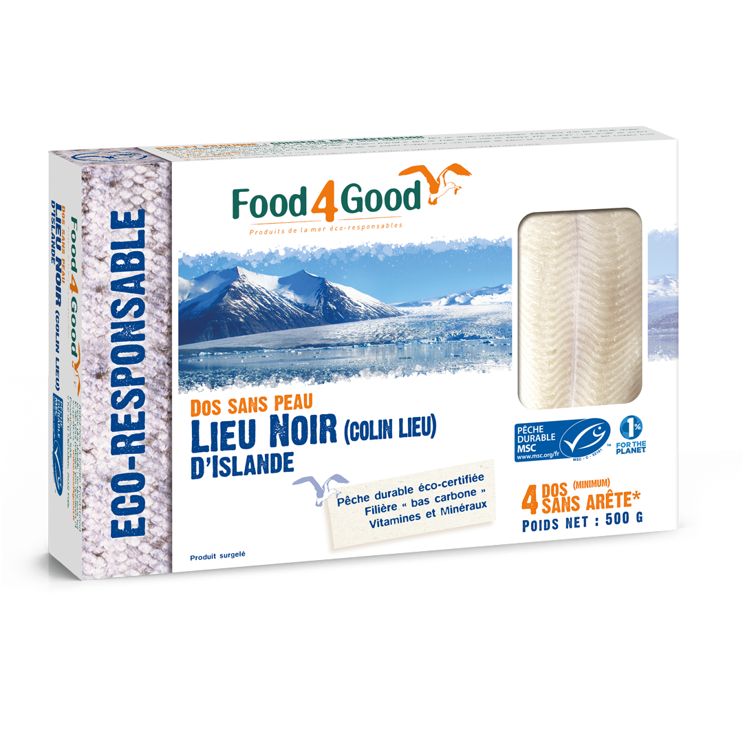 Lieu noir (colin-lieu) d'Islande MSC Food4Good