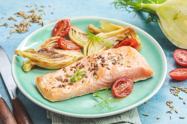 Recette Food4Good - Pavé de Truite bio grillé au fenouil