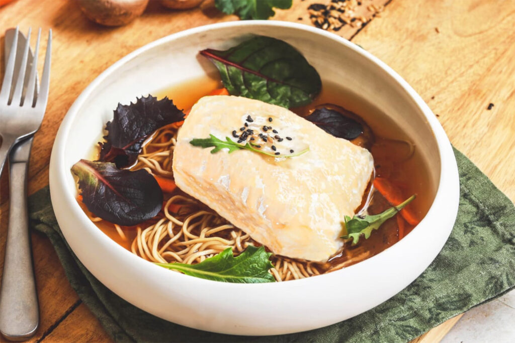 Recette Food4Good - Saint-Jacques snackées, risotto de sarrasin et sauce au cidre