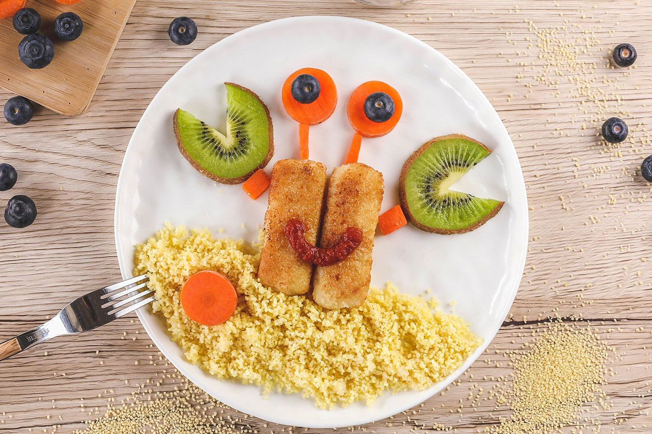 Recette Food4Good - Petit crabe en panés de cabillaud