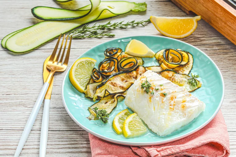 Recette Food4Good - Pavé de cabillaud d’Islande MSC, courgettes et citron (grill ou plancha)