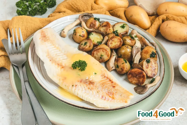 Recette Food4Good - Filet de Merlu blanc pêche durable au beurre citronné